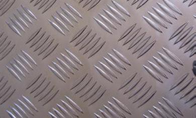 Embossed Aluminum Plate, No-Slip Aluminum Plate